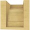 Ekena Millwork 5"W x 5"D x 5"H Wide New Brighton Rough Cedar Woodgrain TimberThane Corbel, Primed Tan CORUR05X05X05NEBRCPR - alternate 6